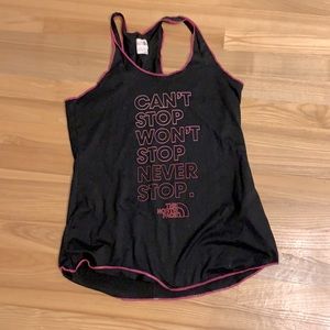 North Face tank size medium